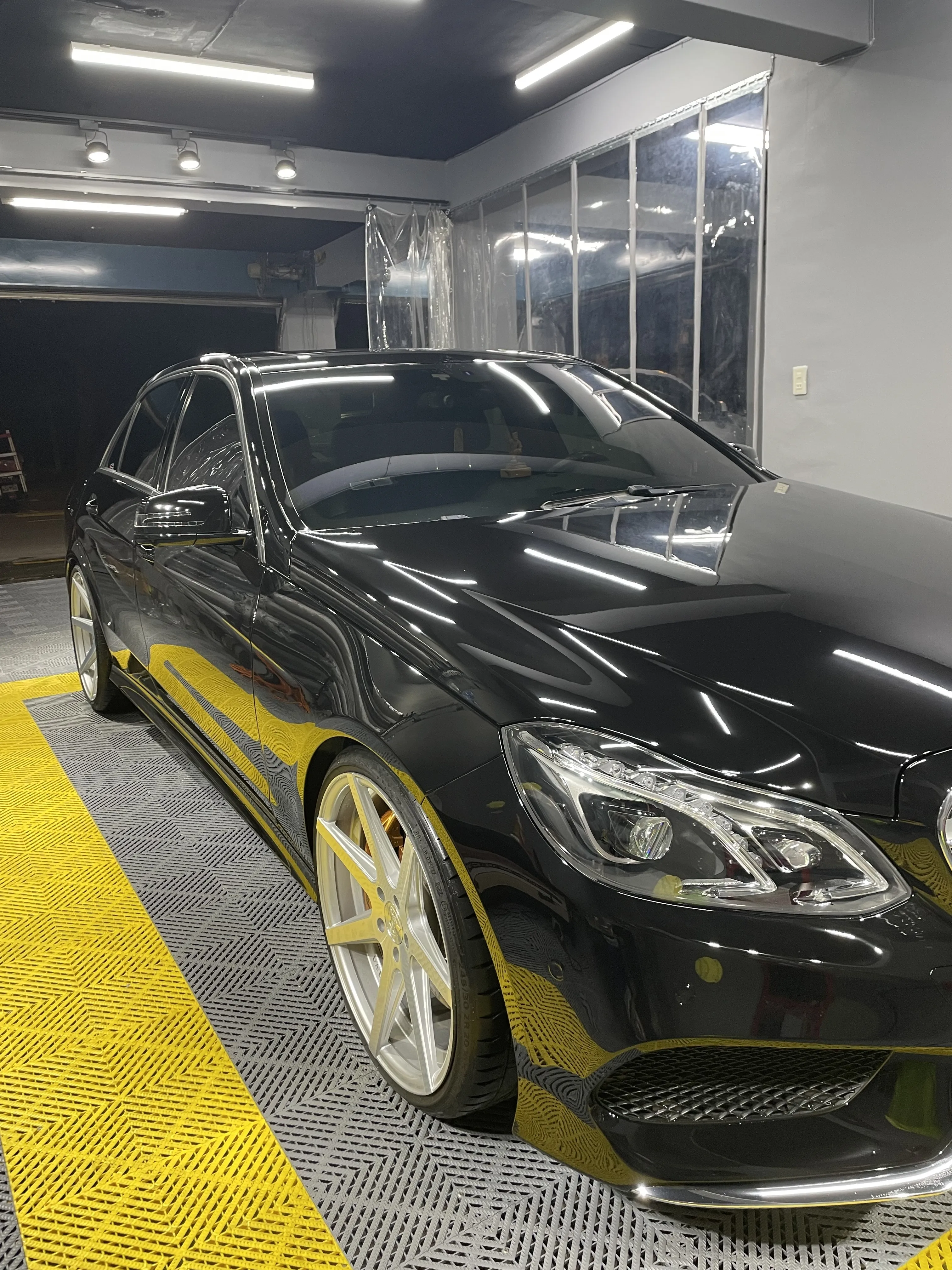 Benz E400 全車改色犀牛皮