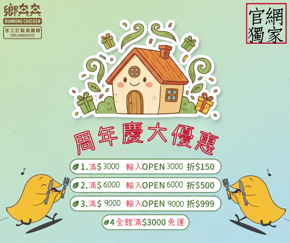 周年慶活動[折扣碼]