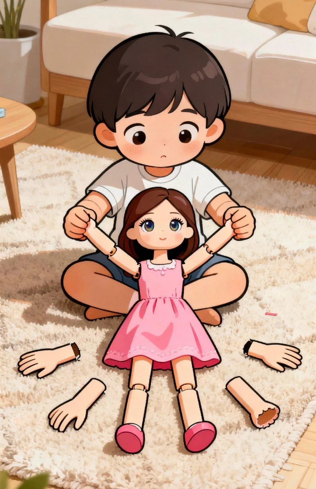 「把媽媽的眼睛拿掉、把手腳拆開」