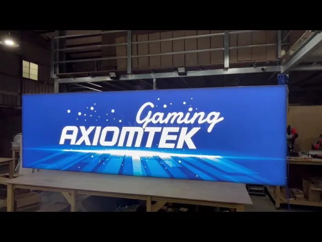 大型DLB動感燈箱 | 動態燈箱 - AXIOMTEK │Dynamic light box