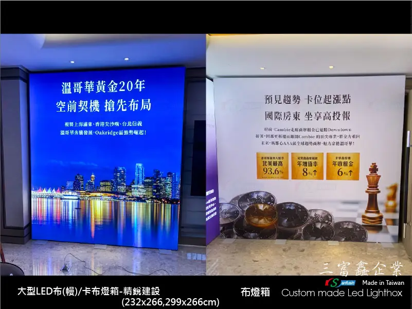 大型卡布(軟膜)燈箱