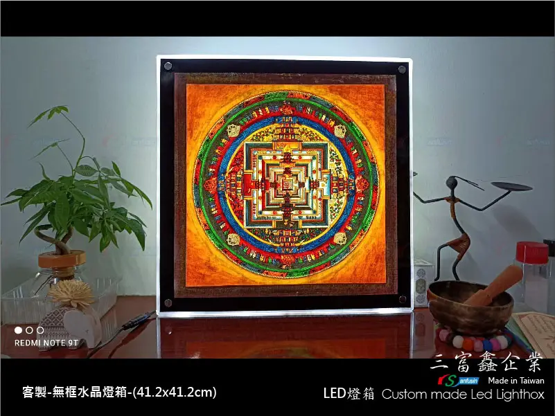 客製雙面水晶燈箱