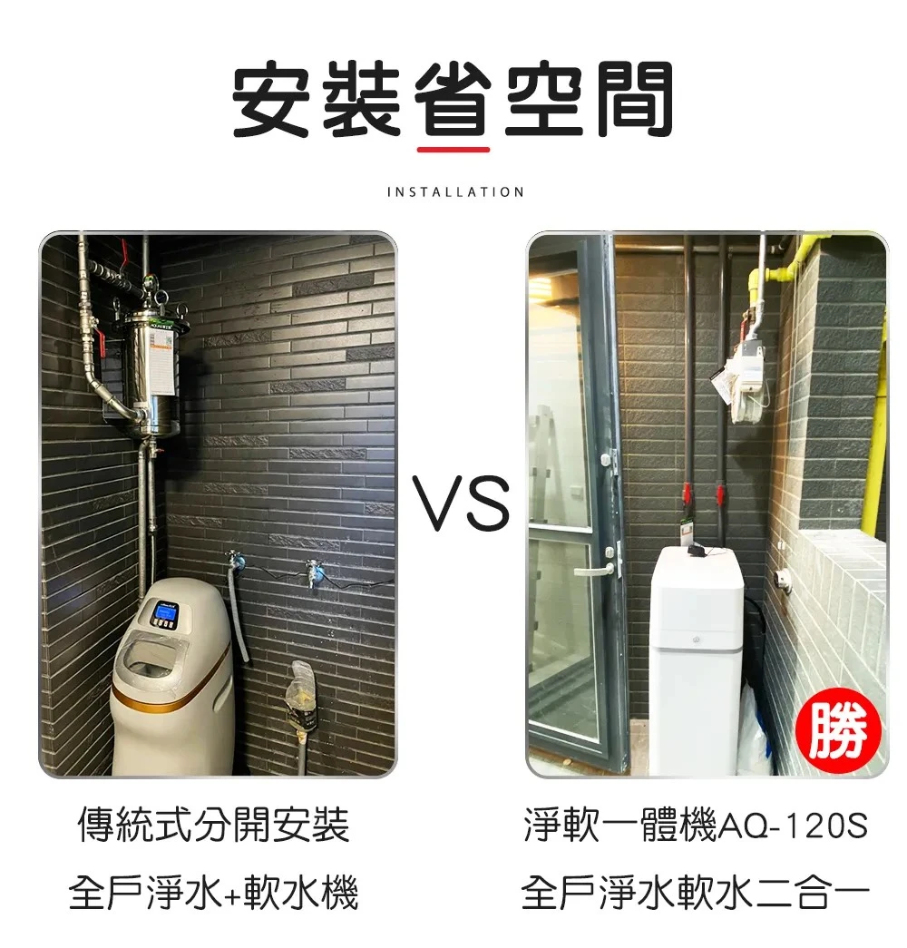 【AQUAS 淨工坊】AQ-120S 淨軟一體機