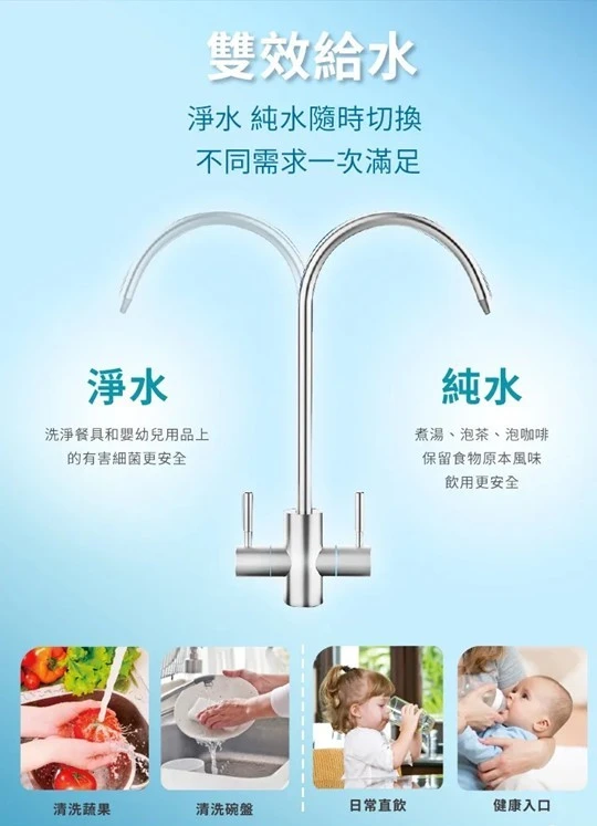 【AQUAS 淨工坊】雙效節能純淨水機