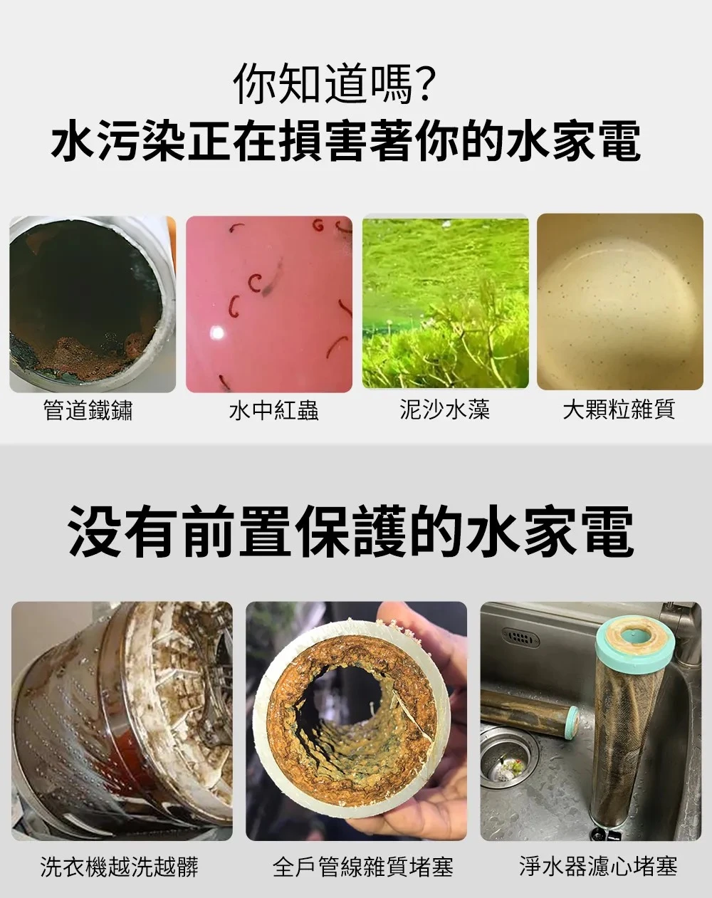 【AQUAS 淨工坊】AS20 全戶不銹鋼濾淨系統