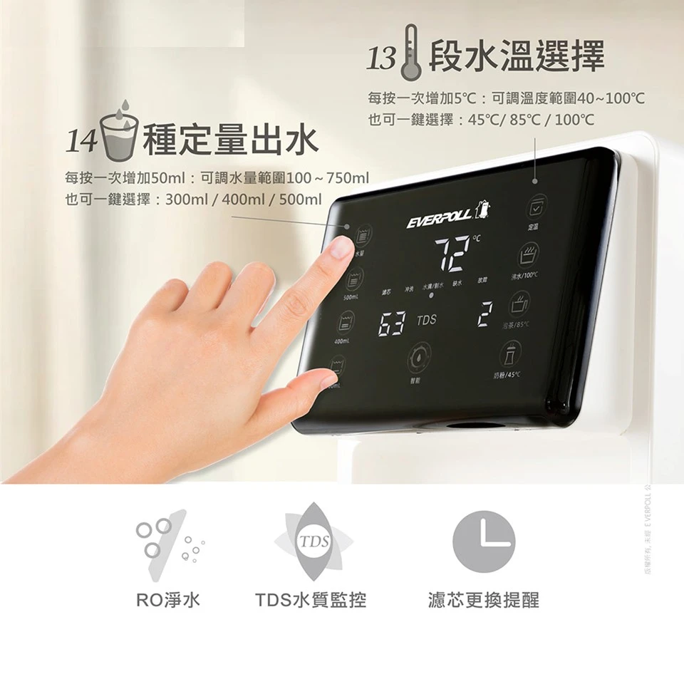 【EVERPOLL 愛科】智能RO快煮壺