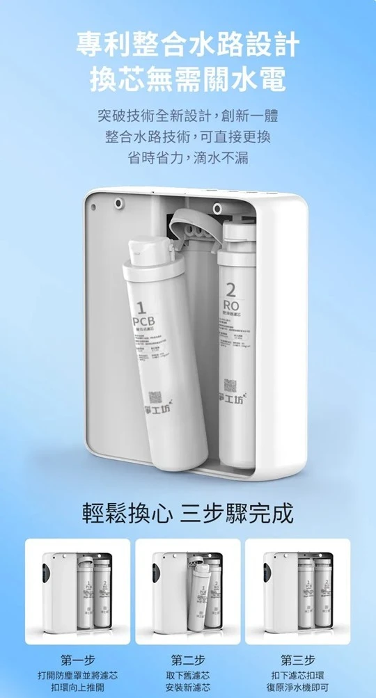 【AQUAS 淨工坊】A16-RO 600GRO濾芯