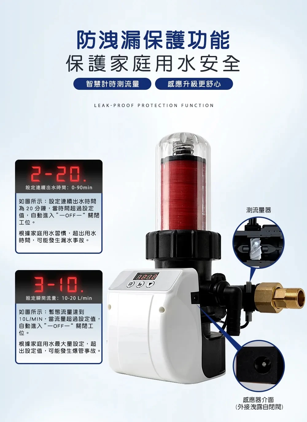 【AQUAS 淨工坊】AQ-F01A 全自動反洗過濾器