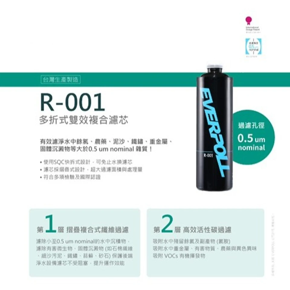 【EVERPOLL 愛科】AI可調直出式RO純水機