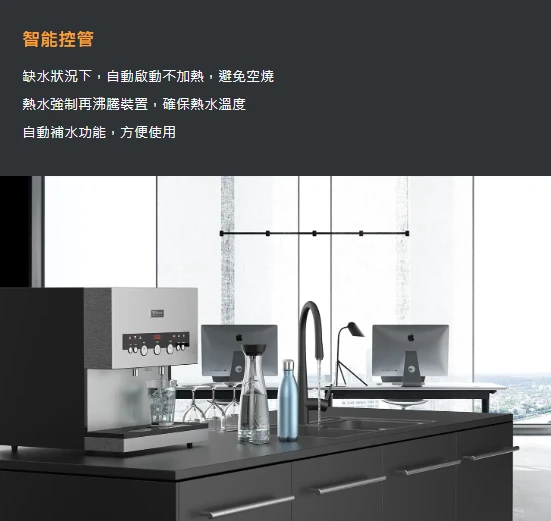 【TSEVEN】冰溫熱三溫按鍵式桌上型全煮沸飲水機