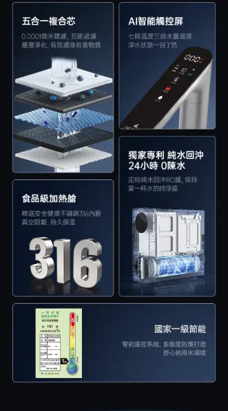 【AQUAS 淨工坊】RO 淨熱一體機