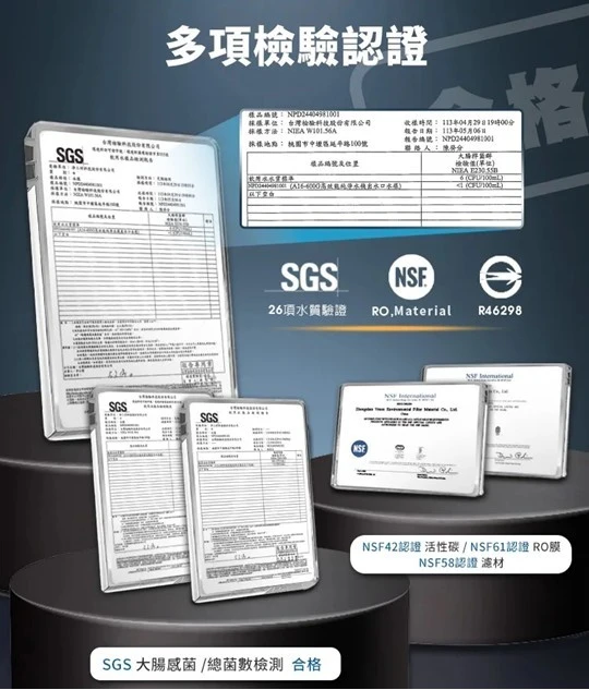 【AQUAS 淨工坊】雙效節能純淨水機