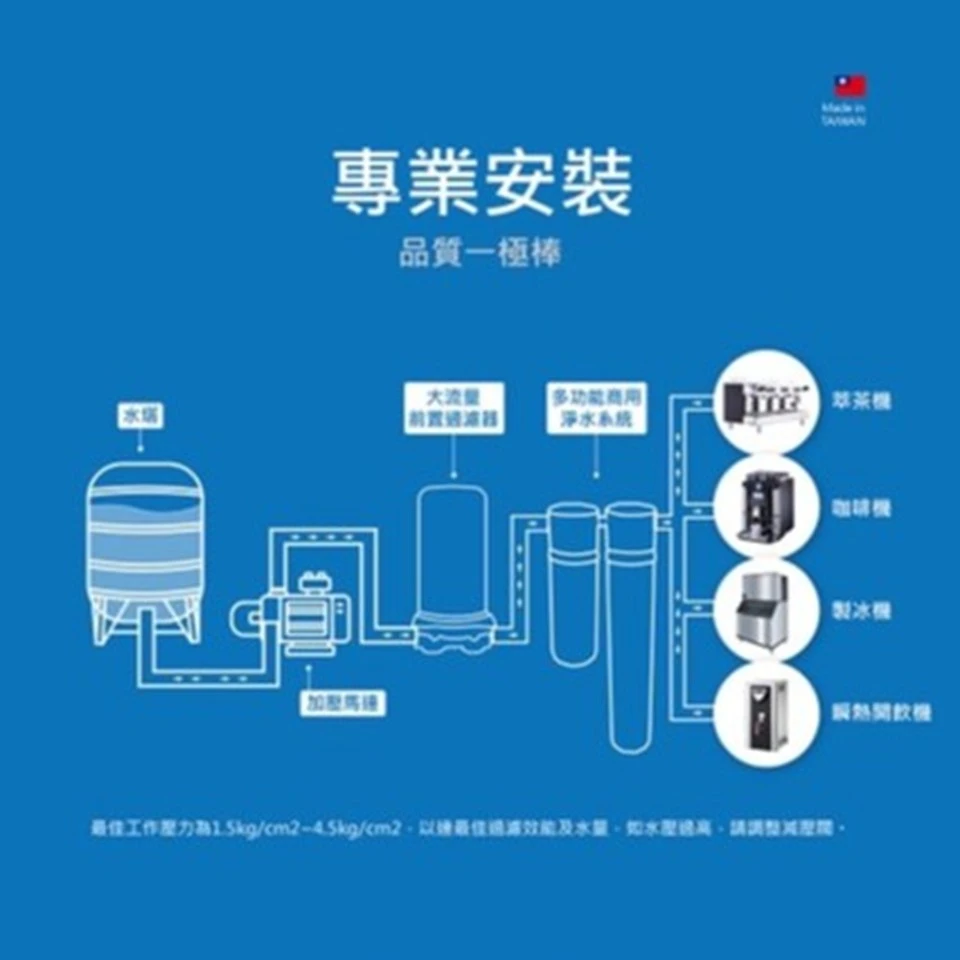 【EVERPOLL 愛科】多功能商用全效淨水系統