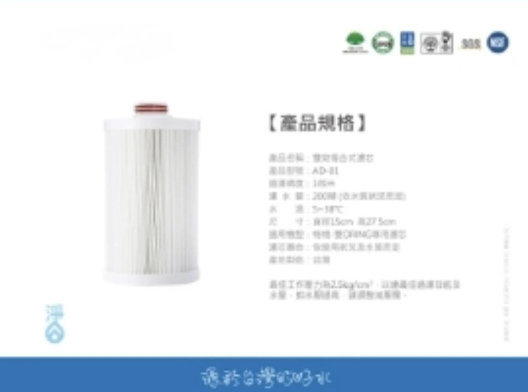 【EVERPOLL 愛科】全戶濾淨 特規-雙ORING專用濾芯