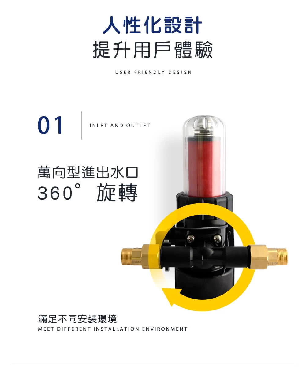 【AQUAS 淨工坊】全戶中央自動反洗過濾器