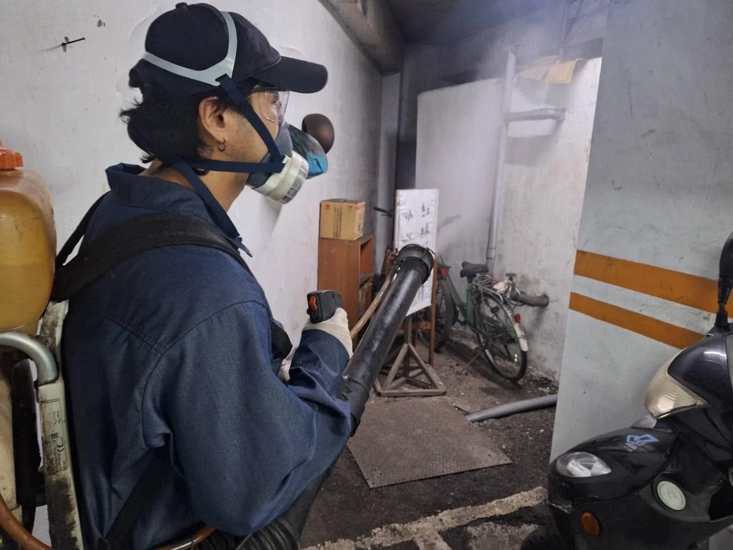 城市家庭社區定期環境消毒