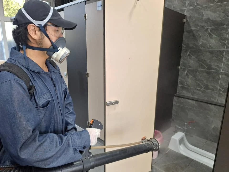 龍潭國中定期環境消毒