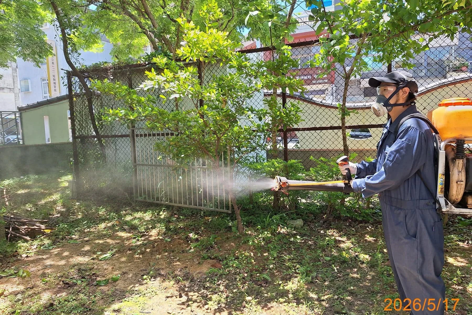 永順國小定期環境消毒