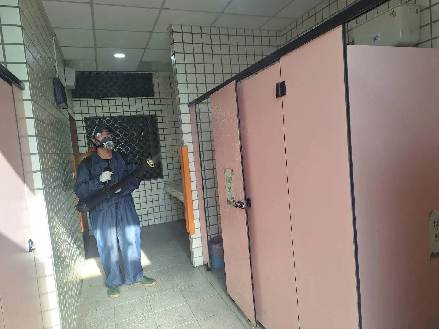 永順國小定期環境消毒