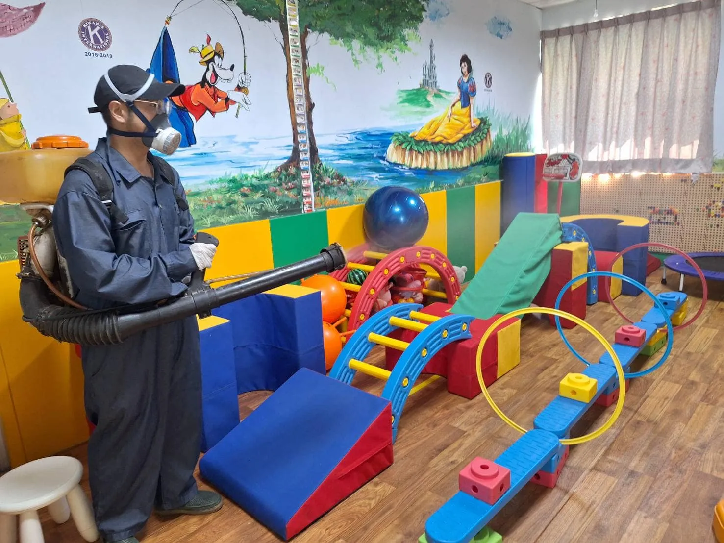 育德兒童之家環境消毒