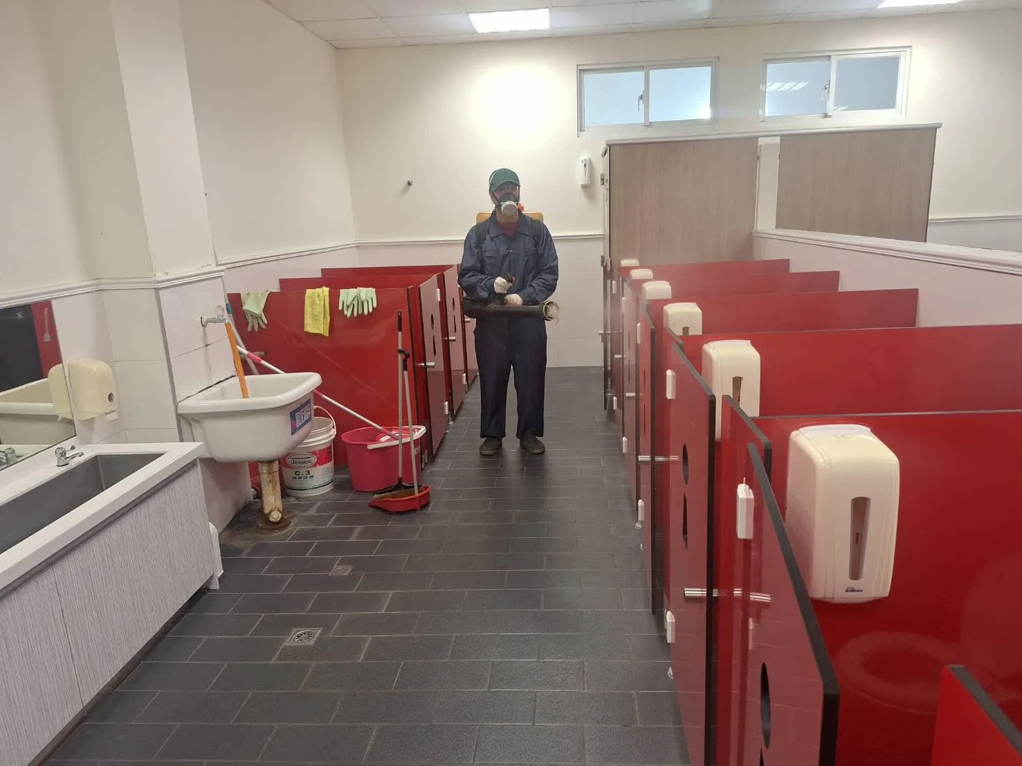 桃園市私立幸福日光幼兒園環境消毒