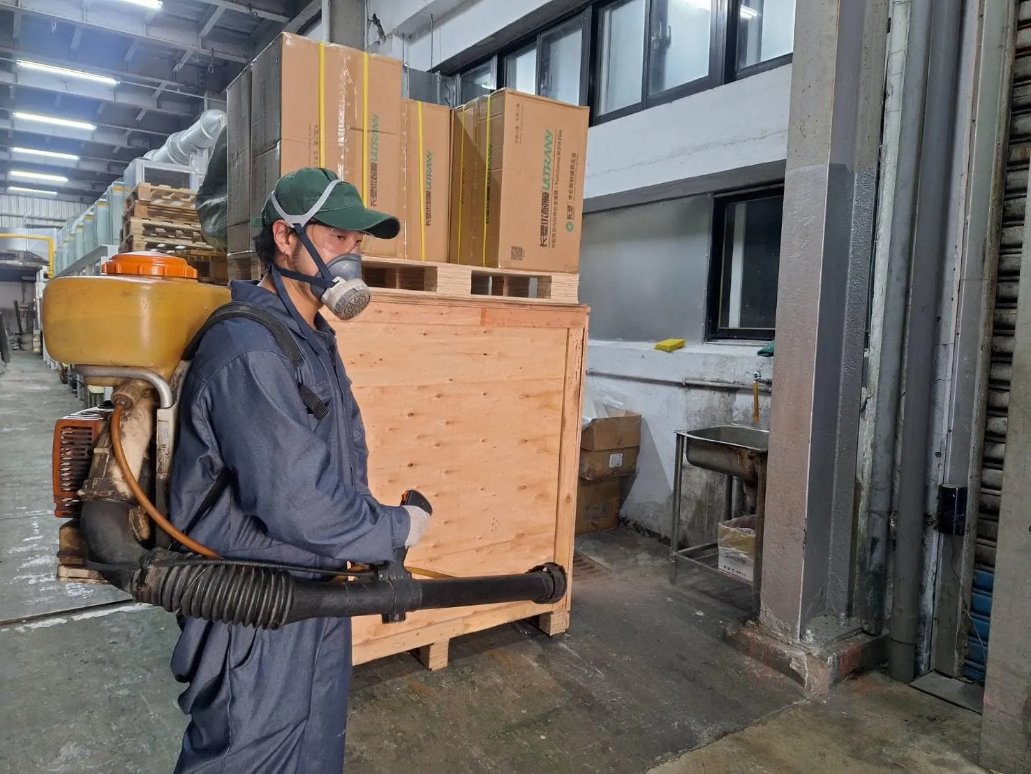 新禾彩藝定期環境消毒