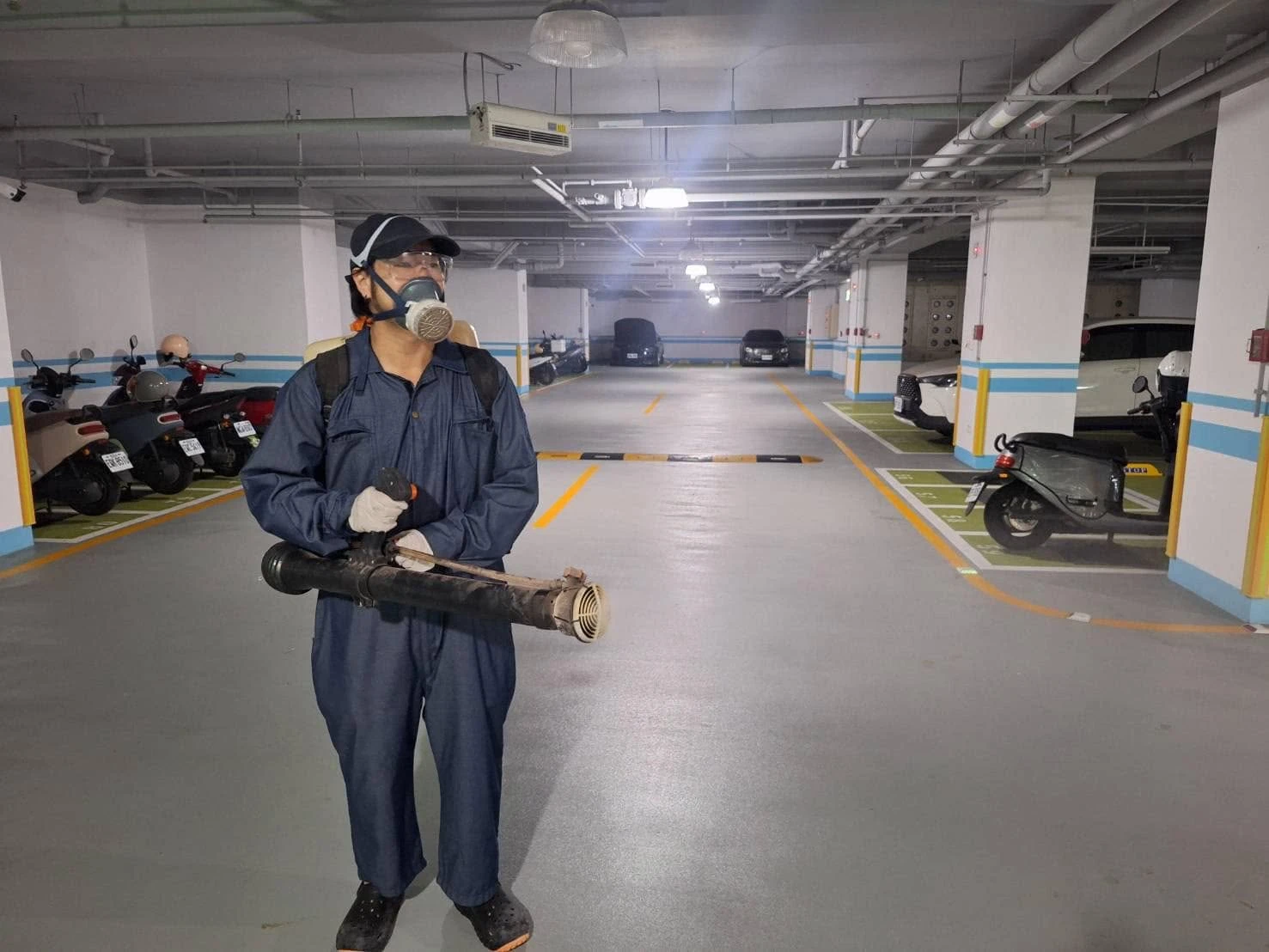 綠景苑社區環境消毒
