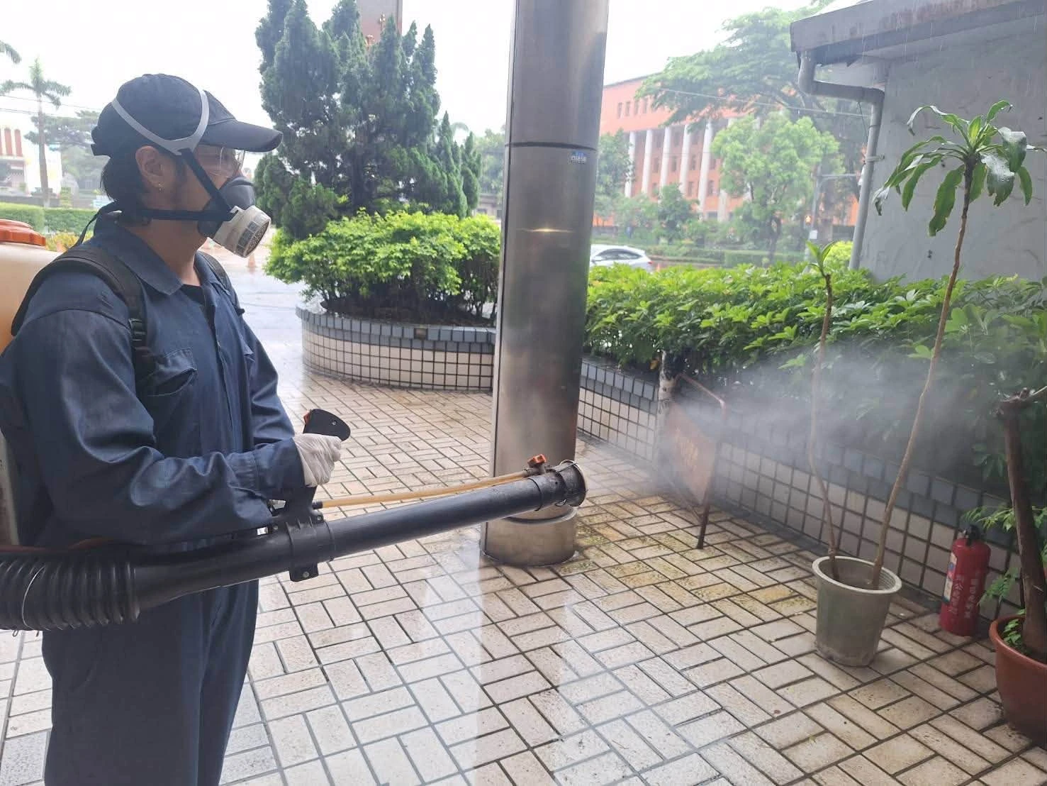 中央企業大樓定期環境消毒