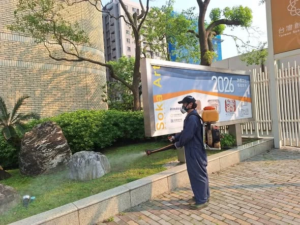 台灣創價學會桃園館環境消毒
