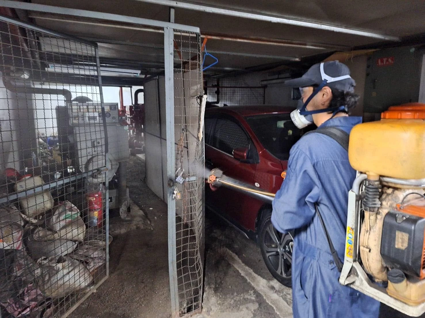 城市家庭社區定期環境消毒