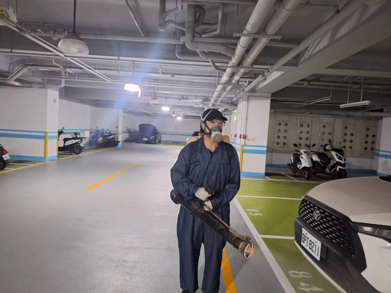 綠景苑社區環境消毒