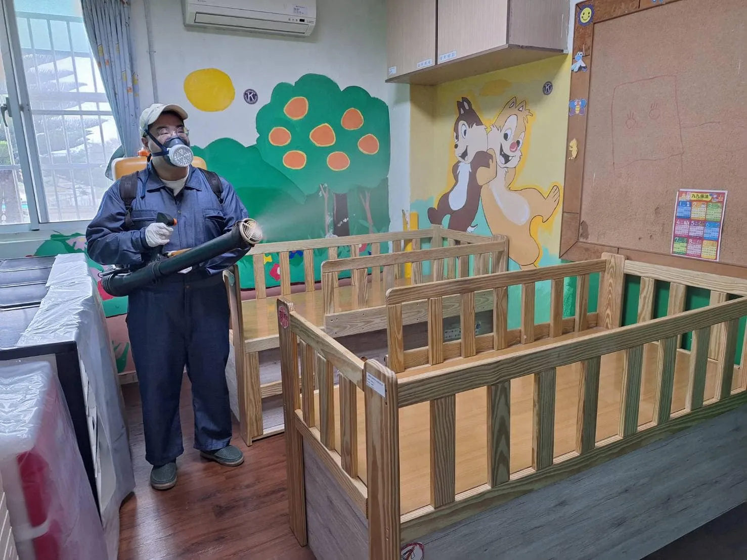 幼兒園定期環境消毒是必須的！育德兒童之家環境消毒
