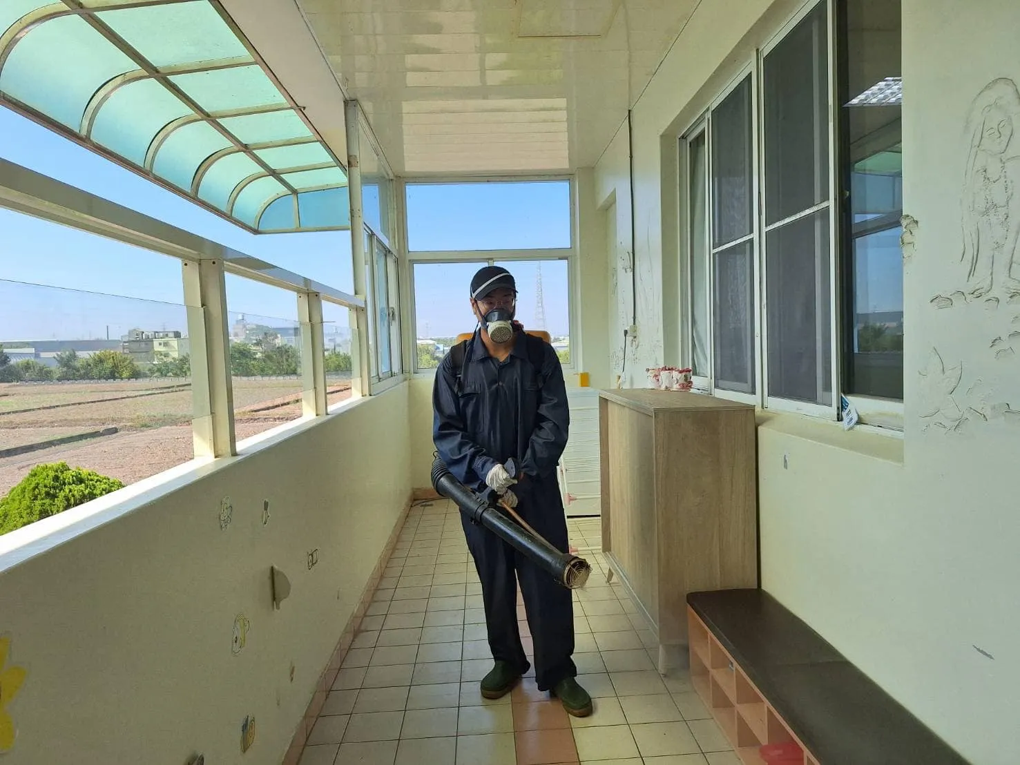 育德兒童之家環境消毒