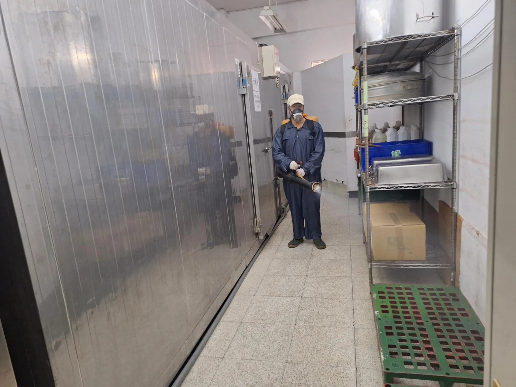 啟英高中福利社環境消毒