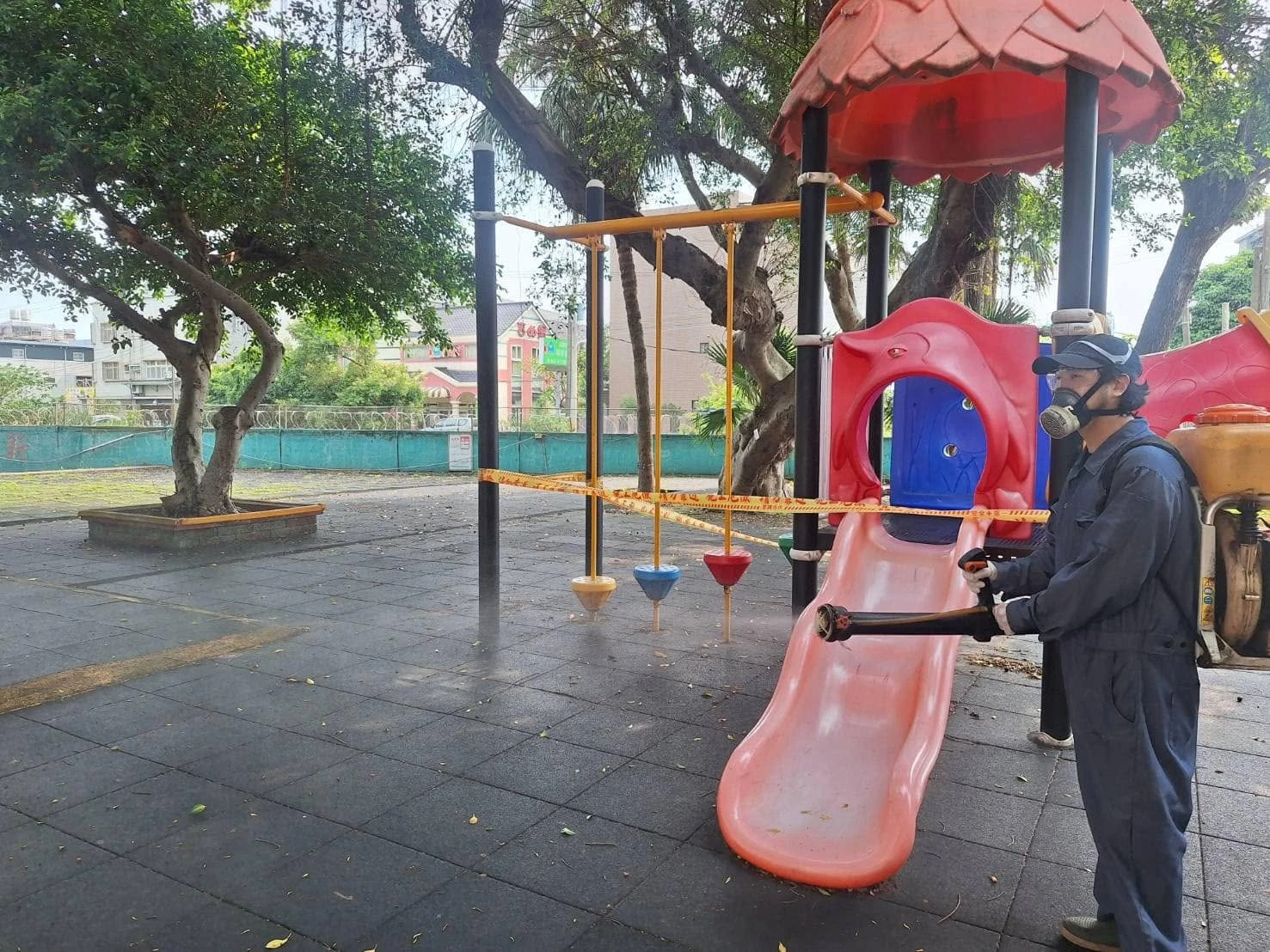 新屋國小環境消毒