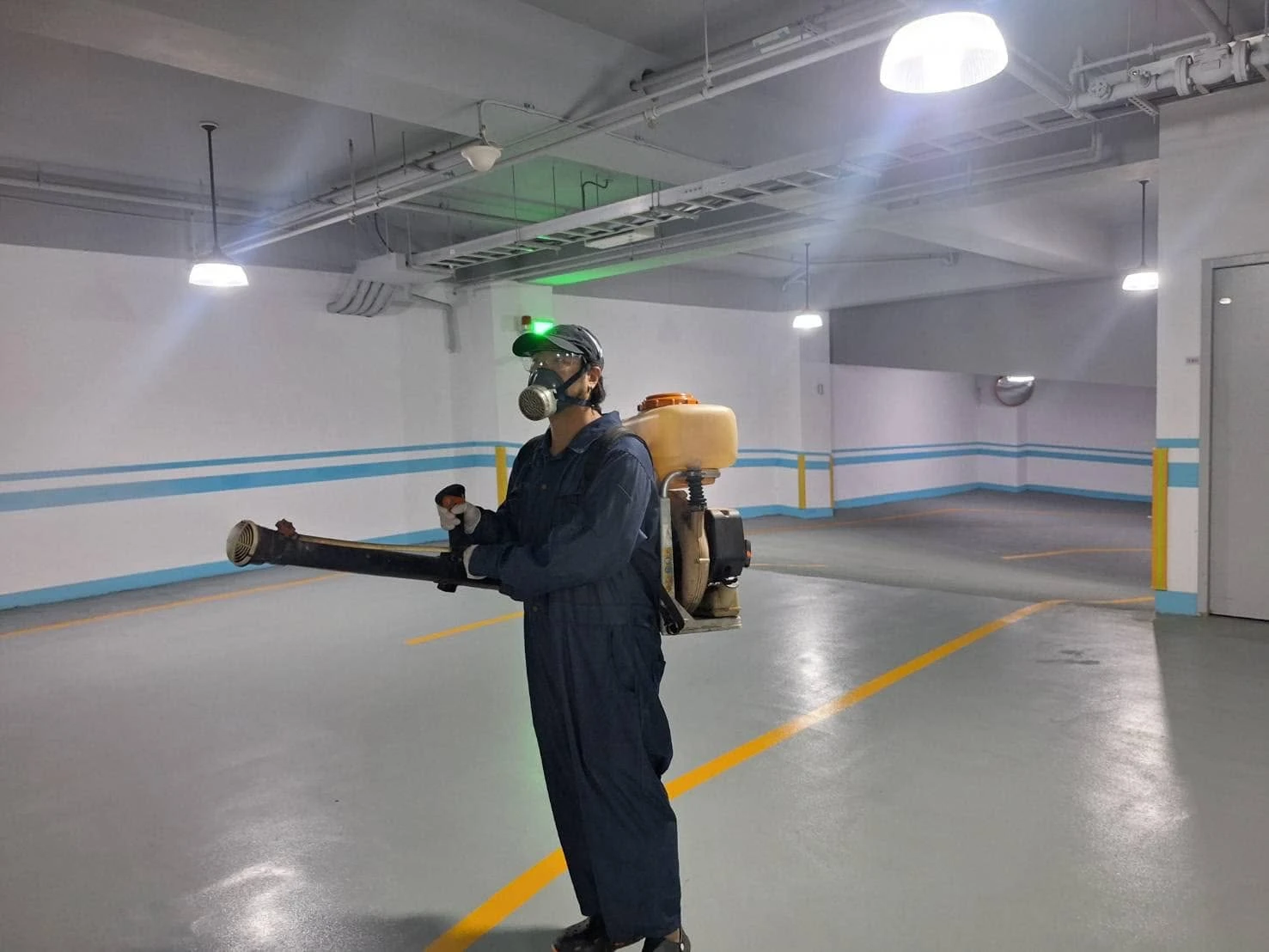 綠景苑社區環境消毒