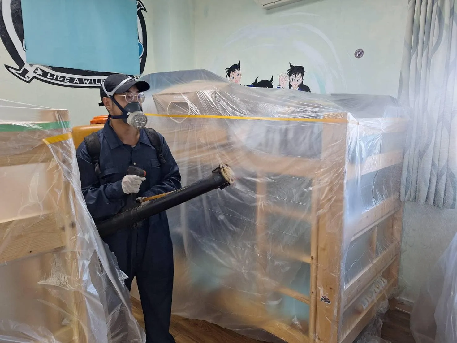 育德兒童之家環境消毒