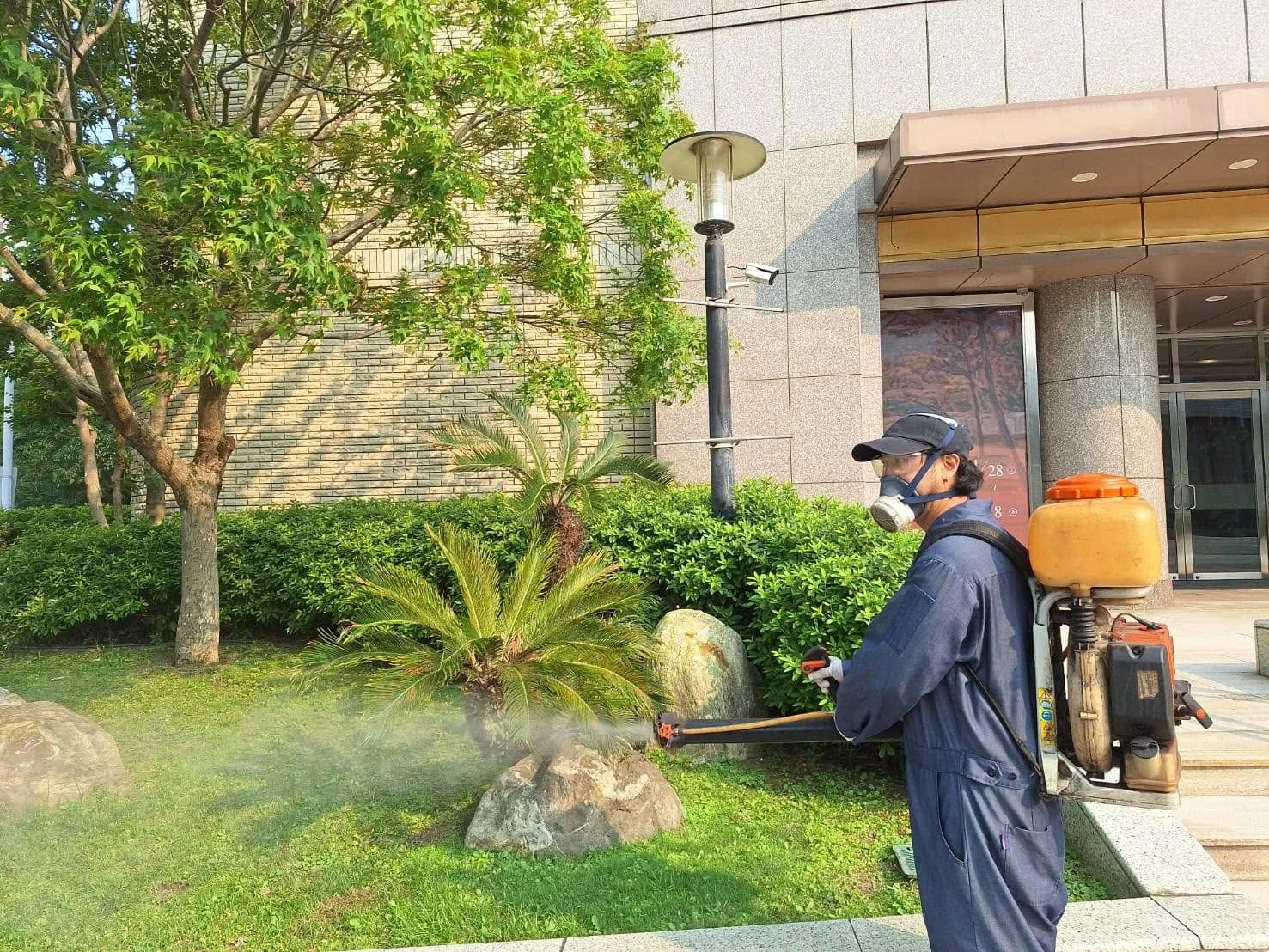 台灣創價學會桃園館環境消毒