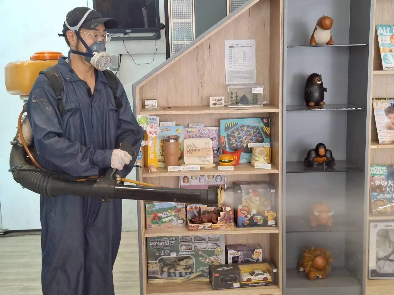 立多祿員工餐廳、宿舍定期環境消毒