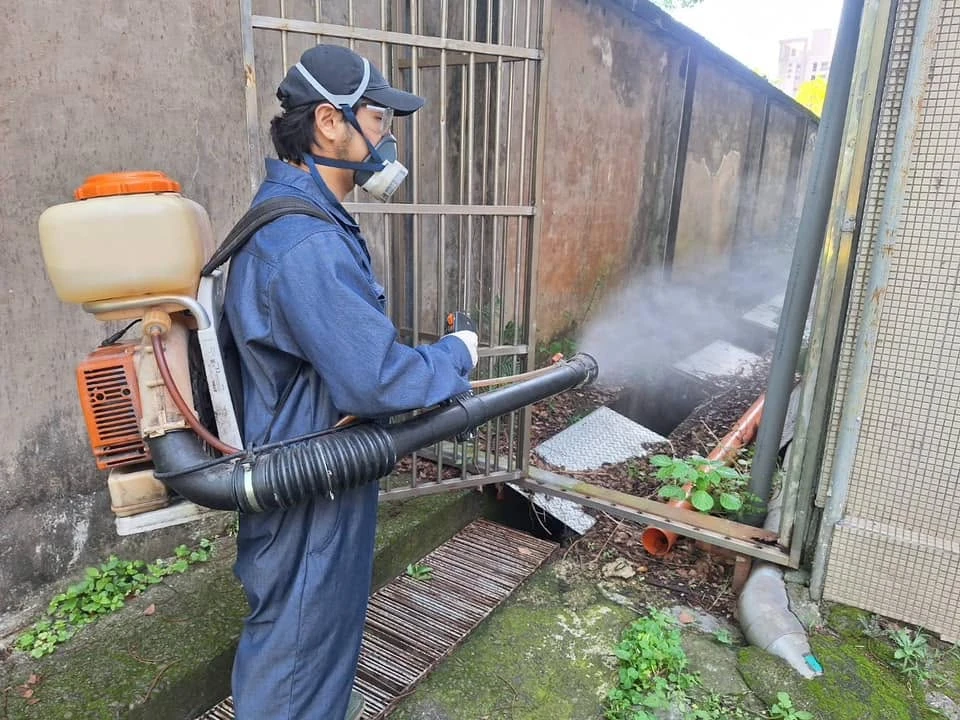 龍潭國中定期環境消毒