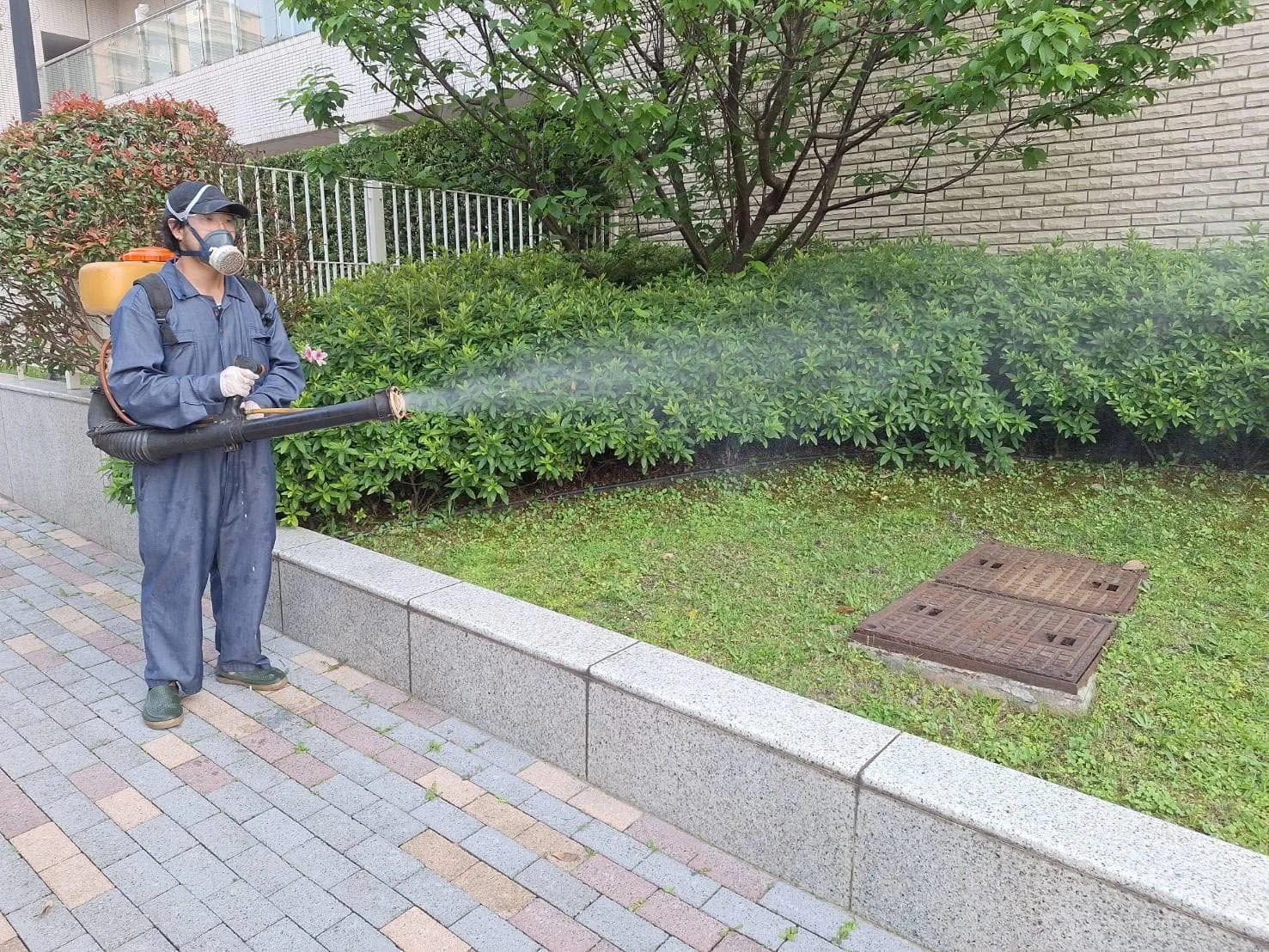 台灣創價學會桃園館環境消毒