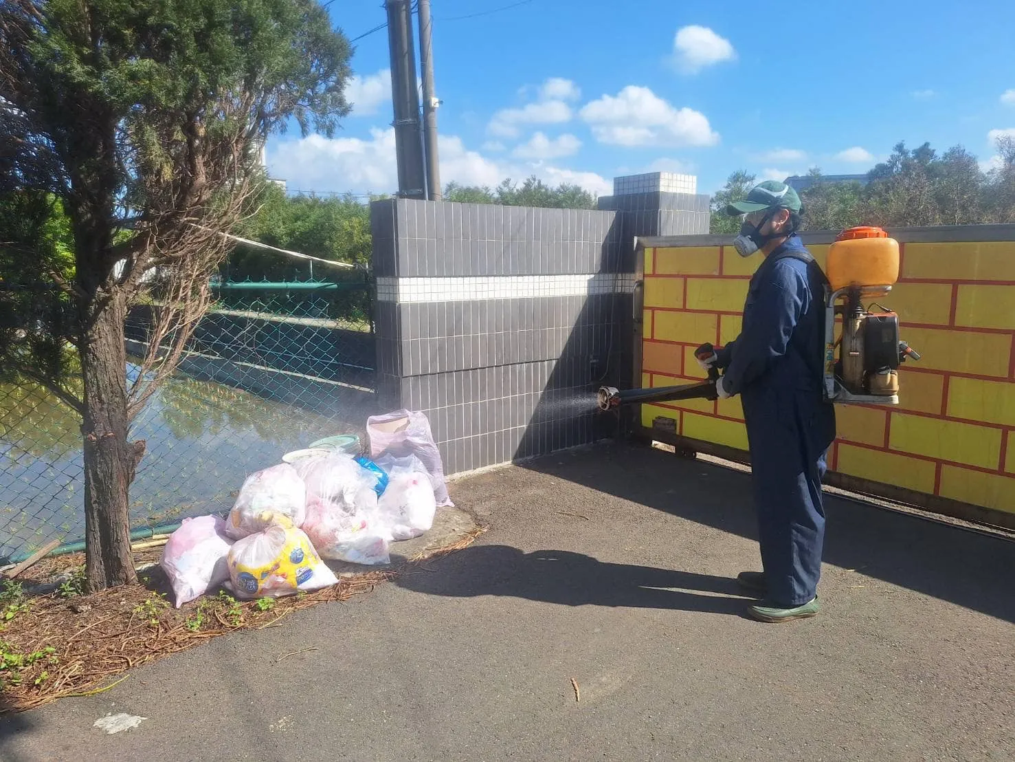 育德兒童之家定期環境消毒