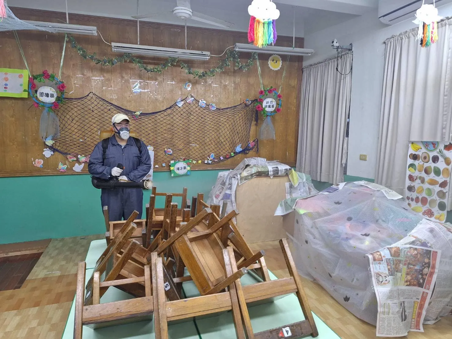 小朋友每天生活的地方你放心嗎？小天使幼兒園環境消毒
