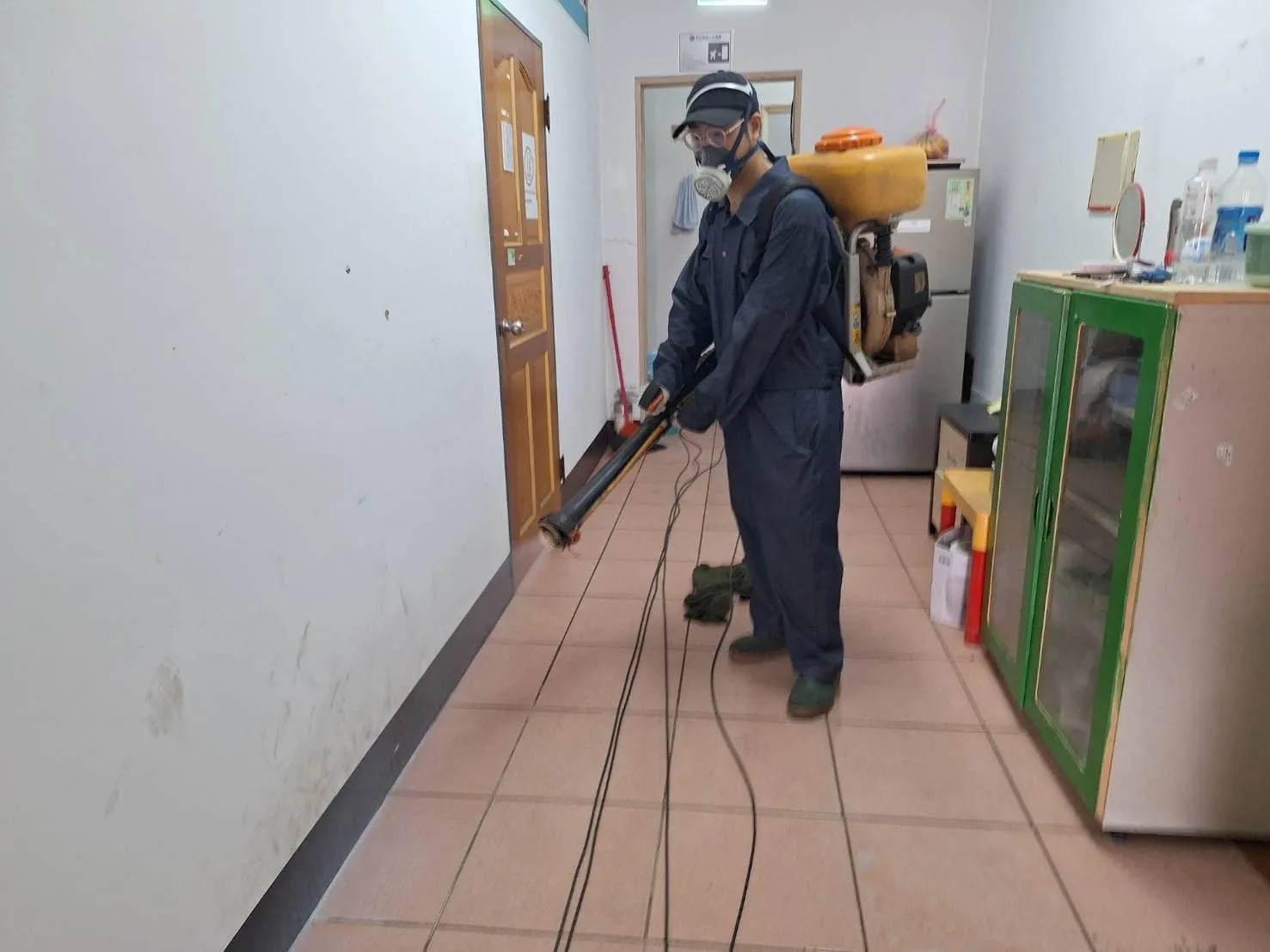 立多祿員工餐廳、宿舍定期環境消毒