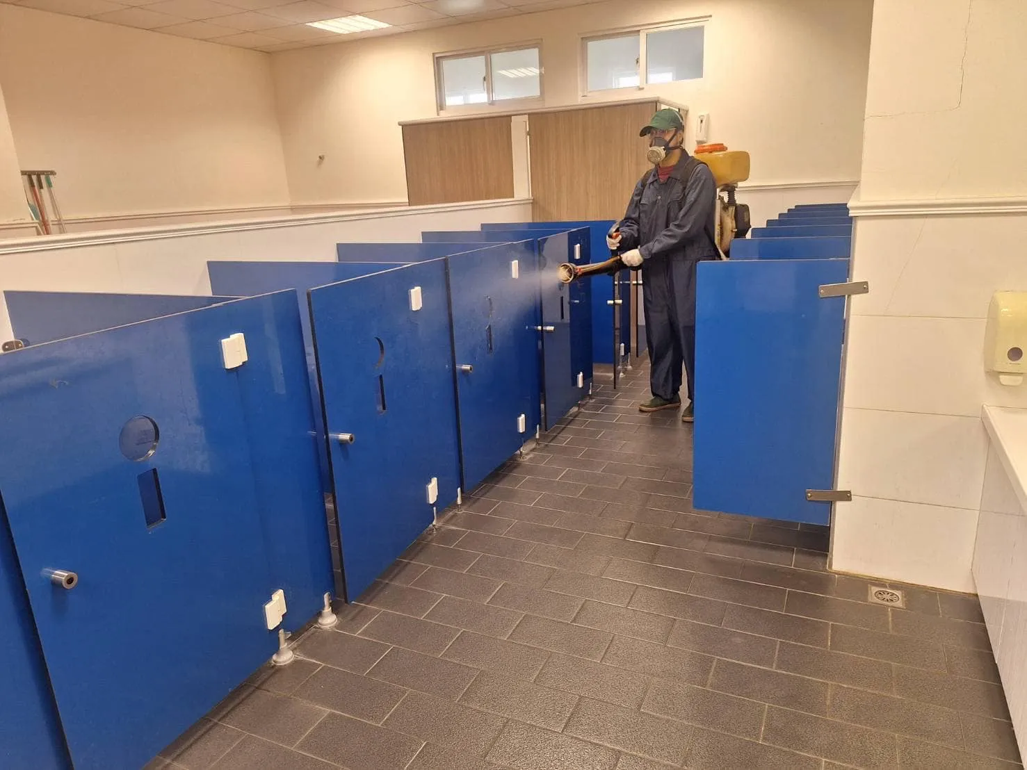 桃園市私立幸福日光幼兒園環境消毒