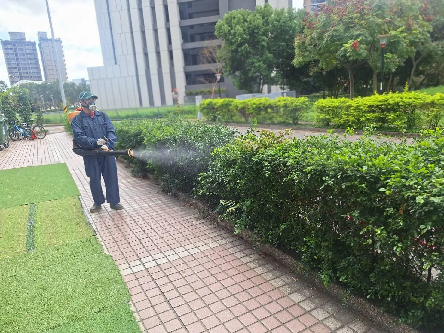 桃園市私立新世界小星星幼兒園環境消毒