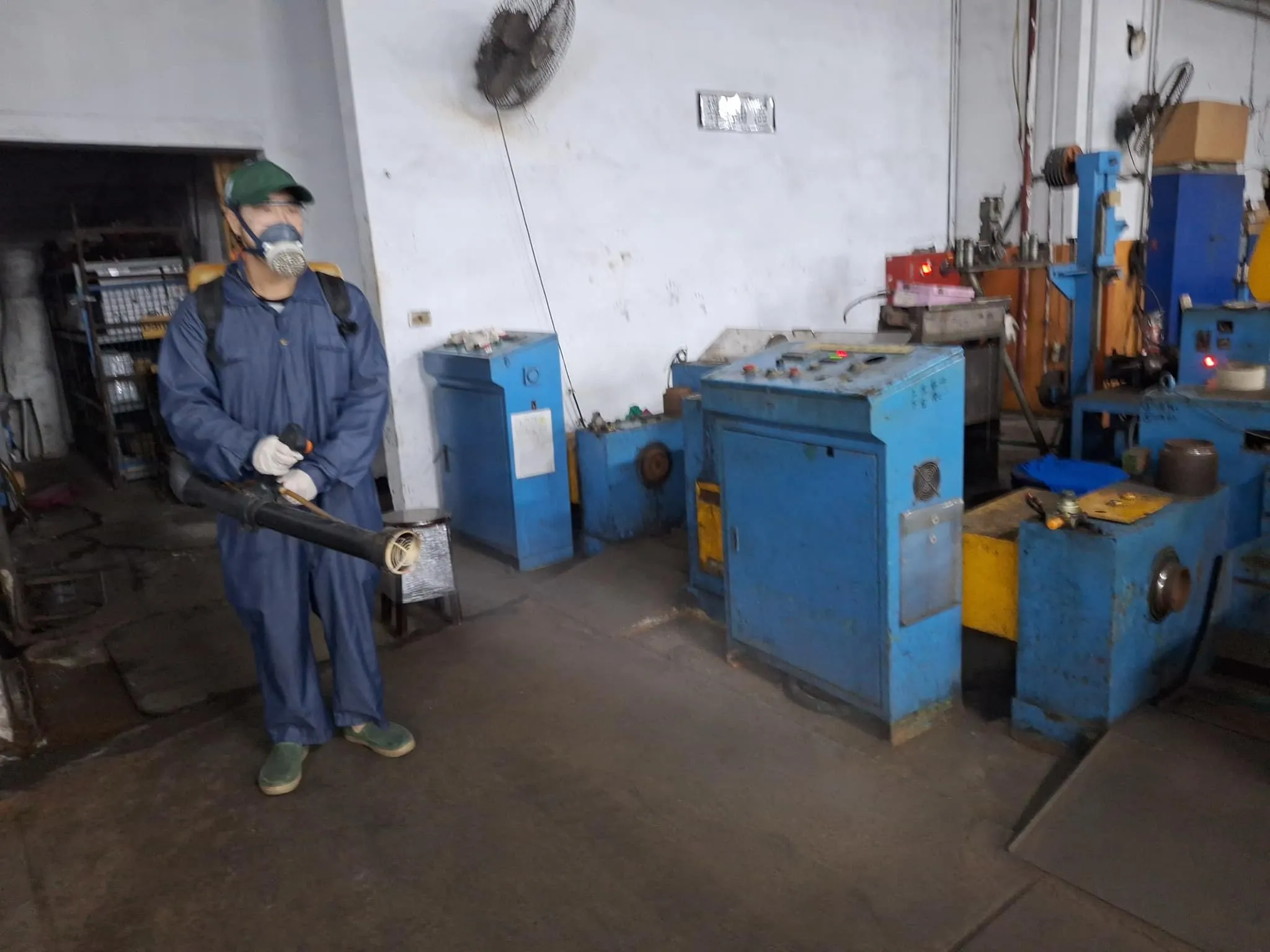 合機電線電纜定期環境消毒