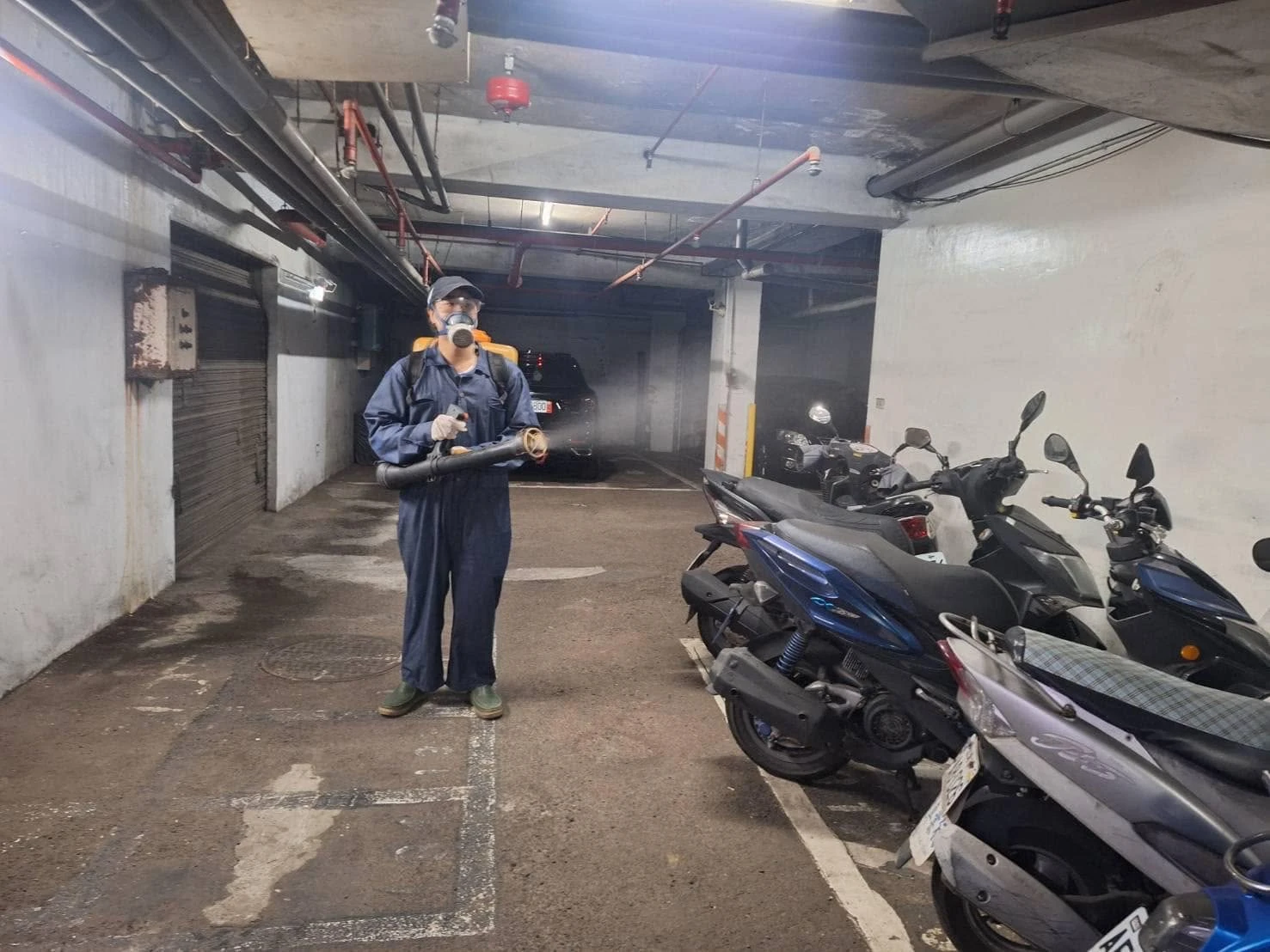 城市家庭社區定期環境消毒