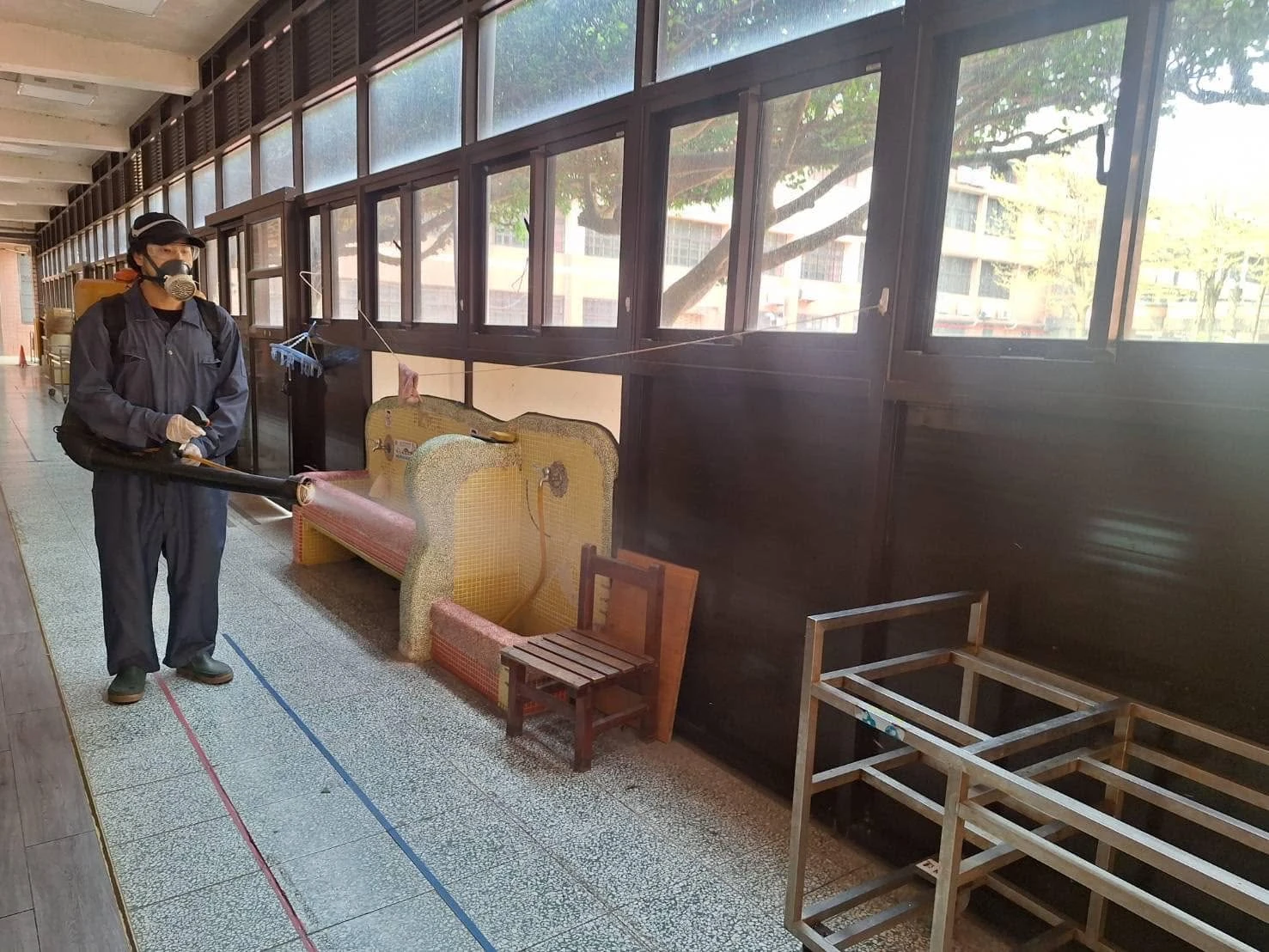 新屋國小環境消毒