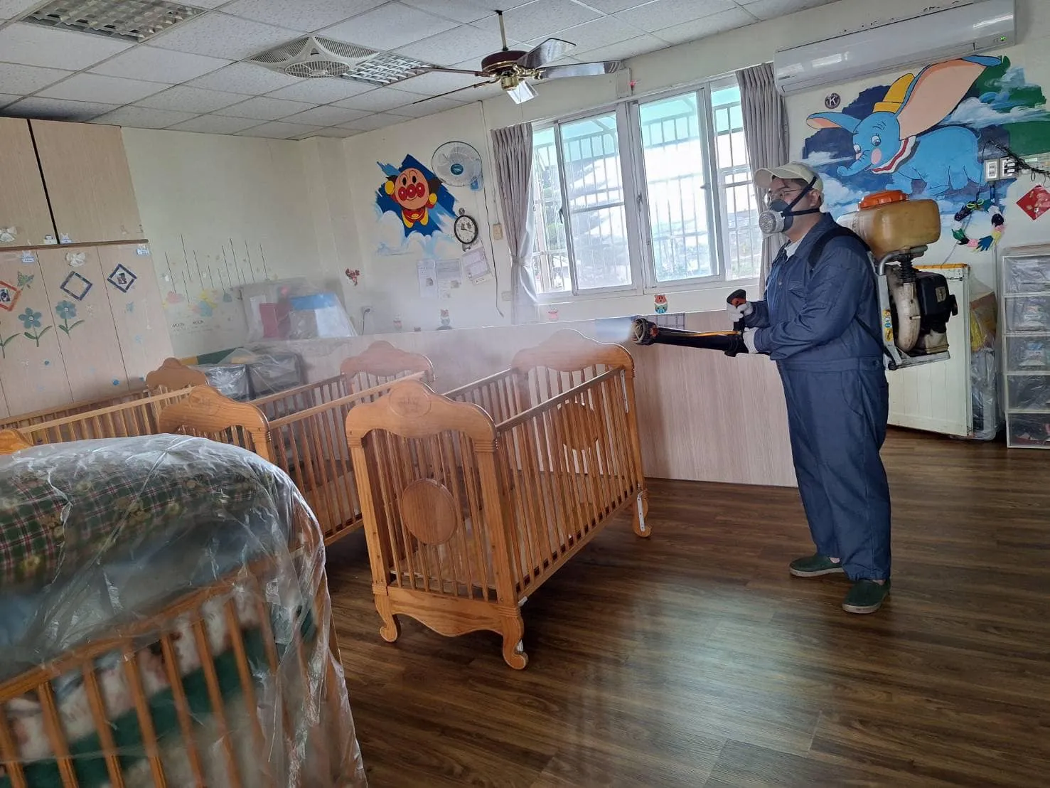 幼兒園定期環境消毒是必須的！育德兒童之家環境消毒